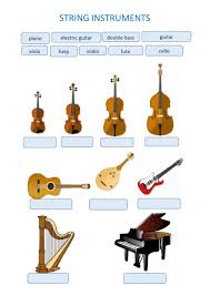 Full access to all resources on esl kidstuff including lesson plans, flashcards, worksheets, craft sheets, song downloads, classroom readers, flashcards. String Instruments Activity