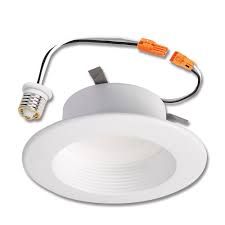 This is the perfect recessed led fixture as it can be retrofit into most 4 recessed cans and comes with wiring hardware. Halo Rl 4 In 3500k Color Temperature Integrated Led Recessed Retrofit Ceiling Light Trim With 90 Cri Title 20 Compliant Rl460wh935 Ca The Home Depot