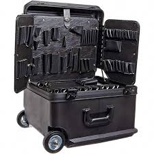 LARGE MOLDED WHEELED XCELITE TOOL CASE ...