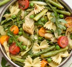 Check out this easy pasta and prawn salad recipe with crumbly feta, basil and a simple caper and tomato dressing. Video Spring Veggie Pasta Salad Recipe Henry Ford Livewell