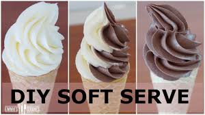 Homemade Soft Serve Ice Cream Recipe Pipeable No Machine No Condensed Milk Youtu Soft Serve Ice Cream Recipes Soft Serve Ice Cream Ice Cream Recipes