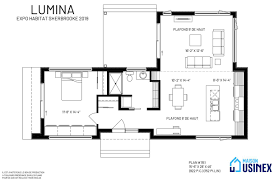 Lumina Modele De Maison Micro Habitation Maison Usinex In 2020 Floor Plans How To Plan Good Company