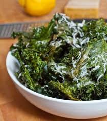 Crispy Kale Chips With Lemon And Parmesan Once Upon A Chef Recipe Kale Chips Healthy Snacks Savoury Food