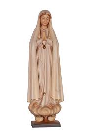 Agora é a sua vez. Our Lady Of Fatima Peregrina In Wood