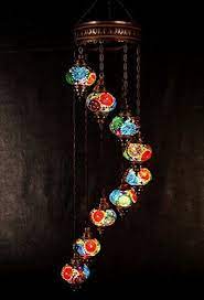 Large Chandelier Floor Chandelier Ceiling Lights Turkish Lamps Hanging Mosaic Lights Pendant Color Glass M Turkish Lamps Turkish Mosaic Lamp Mosaic Lamp