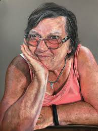 Portraits do not have to be of humans. I tried pastel pencils