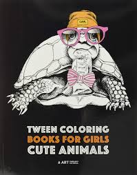 Over 1000 free animal coloring pages of lions, tigers, elephants, zoo animals, bears, ocean animals and more. Amazon Com Tween Coloring Books For Girls Cute Animals Colouring Book For Teenagers Young Adults Boys Girls Ages 9 12 13 16 Detailed Designs For Relaxation Mindfulness 9781641261081 Art Therapy Coloring Books