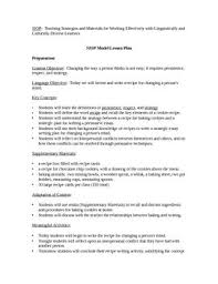 Siop Model Lesson Plan Recipe For Writing A Persuasive Letter Persuasive Letter Writing Lesson Plans Writing Lessons
