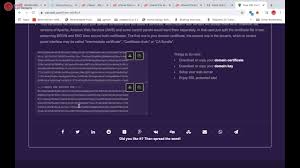 Create And Install Free Ssl Certificate Zerossl Youtube