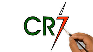 Tons of awesome cr7 logo wallpapers to download for free. Cristiano Ronaldo Logo Drawing Cristiano Ronaldo Coloring Pages Youtube