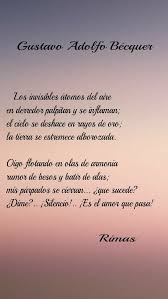 Gustavo Adolfo Becquer Rimas Poemas Poesia Romantica Poemas Cortos