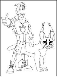 Wild kratts the lion cub. Wild Kratts Coloring Pages Kizi Coloring Pages