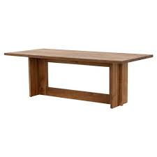 Work table is manufactured using high grade material source from certified and reputed vendors of the market. Edna Modern Classic Dark Smoked Oak Rectangular Dining Table 31 D 40 D Kathy Kuo Home