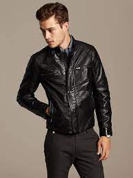 Leather Moto Jacket Product Image Leather Jacket Men Leather Jackets Women Black Leather Moto Jacket