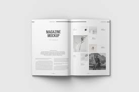 Download Free A4 Magazine Mockup Free Design Resources