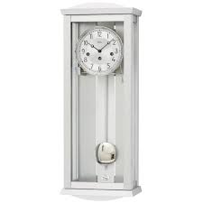 Curio wall clock in a cherry finish with a mechanical 8 day westminster chiming movement. Ams 2749 Regulator Wall Clock Clocks Chimes