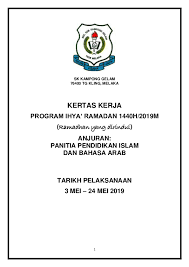 Oleh itu, majlis menjemput dan mempersilakan al fadil ust. Doc Kertas Kerja Ihya Ramadan Noor Hidayah Academia Edu