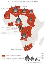 Produccion Diaria De Crudo En Africa 2008 Africa Africa Infographic History