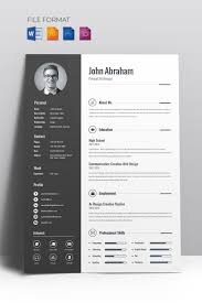 Minimal Creative Cv Resume Template 67714 Creative Resume Template Free Resume Design Creative Creative Resume Templates