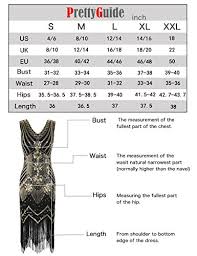 Prettyguide Women 1920s Dress V Neck Beaded Sequin Deco Gatsby Inspired Flapper Dress