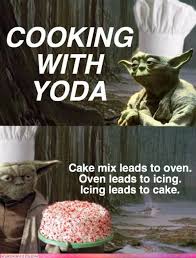 Cooking With Yoda Star Wars Humor Star Wars Memes Star Wars Geek