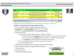 Nov 05, 2019 · discuss; Newell Development Hvac Services And Preventative Maintenance Proposal Ppt Download
