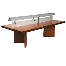 Library Lighting Reading Table For P U University Library Long Version From A Unique Collection Of Antique An Library Lighting Reading Table Library Table