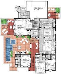 Plan 12516rs Southwest Classic With Detached Casita Contemporary House Plans House Plans Dream House Plans
