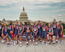 Image of USA basketball team at London 2012