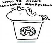 I was super excited when i saw starbucks come out with a unicorn frappuccino. How To Make Unicorn Frappucino Starbucks Coloring Pages Printable