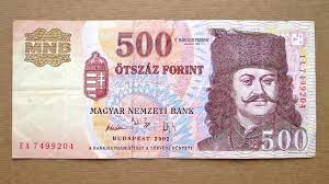 100 forinti = 1, 5240 lei. 500 Hungarian Forint Banknote Five Hundred Hungarian Forint 2002 Obverse Reverse By Numismatics Channel