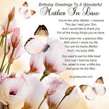 Birthday Greetings To A Wonderful Mother In Law Birthday Wishes For Mother Wishes For Mother Mother In Law Birthday
