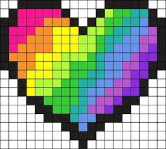 18 Corazones Diagramas Para Filet Crochet Aprendercrochet Com Perler Beads Ideas Patrones De Perler Punto De Cruz