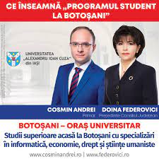 Evenimentul a fost organizat în parteneriat cu universitatea „alexandru… Comunicat Psd Cosmin Andrei Am Inceput Identificarea SpaÈ›iilor Pentru GÄƒzduirea In BotoÈ™ani A FacultÄƒÈ›ilor De La Universitatea Alexandru Ioan Cuza Din IaÈ™i Monitorul De BotoÈ™ani
