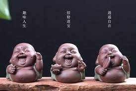 琦轩源现在中式招财创意家居桌面摆设q版弥勒佛佛像小摆件 云南天朝茶业有限公司旗舰店 品美阁快消品网