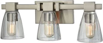 Elk 11982 3 Ensley Modern Satin Nickel 3 Light Bathroom Wall Light Fixture Elk 11982 3