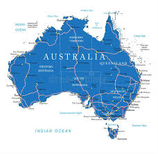 Australia Road Map Highly Detailed Vector Map Of Australia With Administrative Sponsored Sponsored Ad Road In 2020 Australia Map Australia Travel Printables