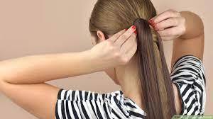 More images for how to make a ponytail with weft hair » 3 Ways To Do A Sleek Ponytail Wikihow