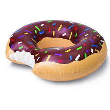 Chocolate Doughnut Pool Float Donut Pool Donut Pool Float Giant Pool Floats