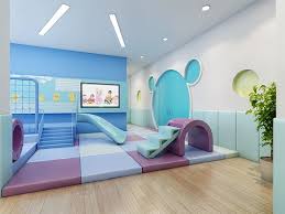 This Is A High Quality Preschool Interior Design For 0 6years Kids Designed By 61 Space Design Com Daycare Design Interior Design School Kids Interior Design