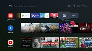 The launcher is optimized to put content at the center; Como Instalar Google Chrome En Un Televisor Con Android Tv
