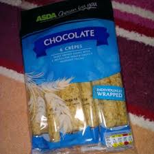 Just Been To Asda And Got These Chocolate Crepes They Are So Nice And I Think You Should Buy Them The Next Time You Go To Asda Chocolate Crepes Asda Crepes