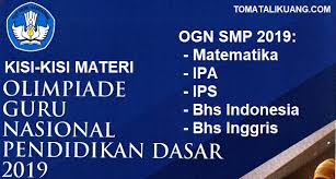 Kisi Kisi Materi Ogn Bahasa Inggris Smp 2019 Tomatalikuang Com Berita Pendidikan Terbaru