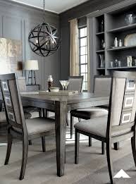 It includes a table and four chairs, all you need to get your setup started. Chadoni Silver Dining Room Table And Side Chairs By Ashley Furniture Cheers To The Chadoni Din Grey Dining Room Table Farmhouse Dining Room Grey Dining Room