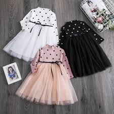 Baby Kids Dress Polka Dot Long Sleeve Clothes Price 14 89 Free Shipping Baby Newborn Infant Dress Dresses Kids Girl Girl Outfits Kids Dress