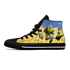 Hot Anime Cartoon Manga Shrek Funny Popular Casual Shoes High Top  Lightweight Board Shoes Breathable Men Women Summer Sneakers - AliExpress