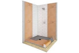 Schluter shower pan and curb installation. Schluter Kerdi Shower Kit Shower Tub Kits Shower System Schluter Com