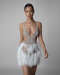 This Iconic New Berta That Has Already Broken The Internet Will Be Available At Berta Nyc From December From The New Berta Feather Dress Dresses Fashion