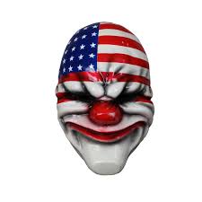 Payday 2 Face Mask Dallas Payday 2 Masks Payday 2 Sterling Silver Cross Pendant