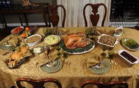 Thanksgiving turkey holding parchment scroll menu. Big Joe S Big Thanksgiving Dinner The Big Turkey